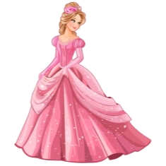 Princess Theme Party Supplies | Rose Garden Princess Cutout | Birthday Party Décor